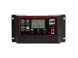 Controlador De Carga Solar De 12v 24v 50a Con Pantalla Lcd Y Salida Usb De 5v Para Sistemas Fotovoltaicos.