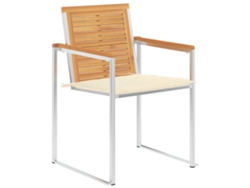 Maison Exclusive - Cadeiras De Jardim 6 Pcs C/ Almofadões Madeira De Teca Maciça