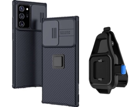 Funda Samsung Note 20 Camshield con Soporte para la Cintura Negro