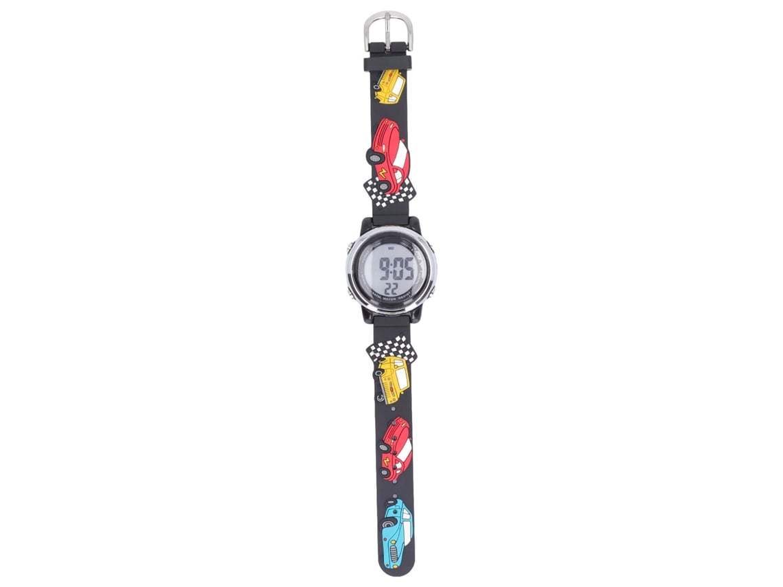 Ats-reloj Digital Para Niños Chicos Con Luces Led Resistente Al Agua Estilo Deportivo Multifuncional Para Niños Mayores De 3 Años