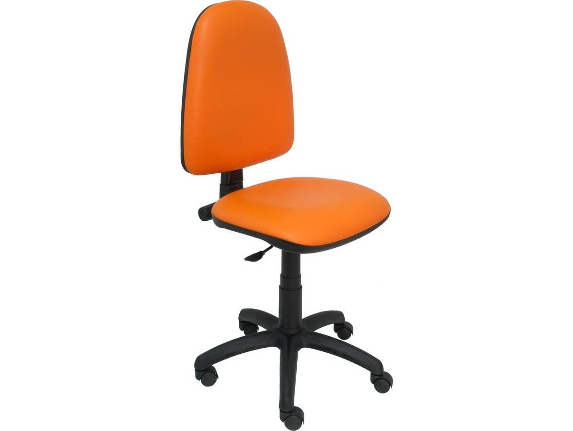 Silla de Escritorio Operativa PYC Ayna Naranja (Sin Brazos - Piel sintética)