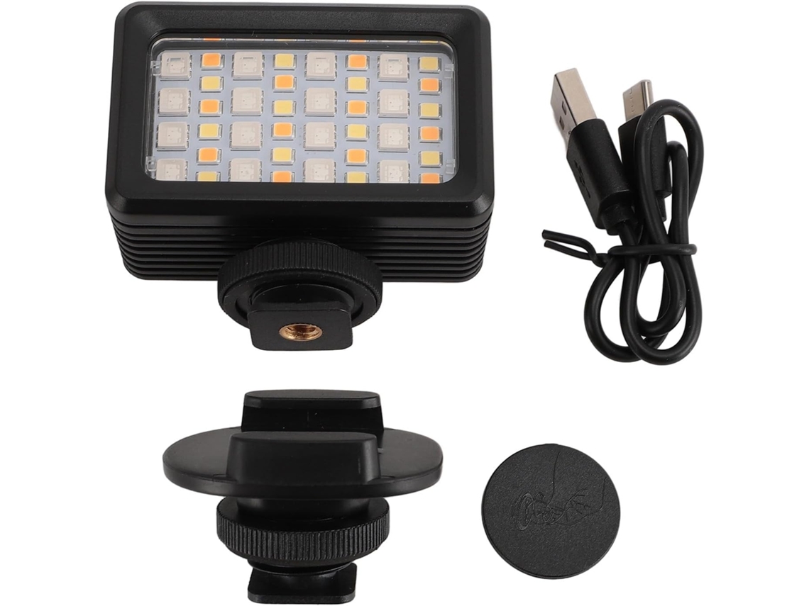 Luz Led Para Cámara, Resistente Al Agua Hasta 40 M, Rgb, 2700 K, 5600 K, Portátil, Con 40