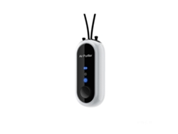 Collar Purificador De Aire Personal Portátil, Generador De Iones Negativos Recargable, Blanco