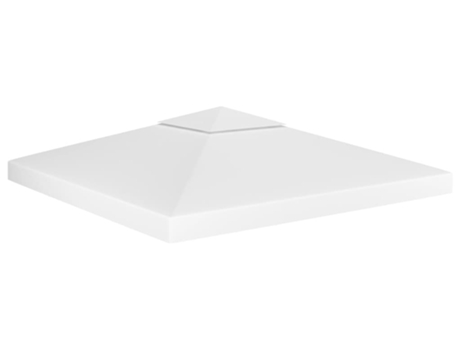 vidaXL Toldo de cenador 2 niveles 310 g/m² 3x3 m blanco
