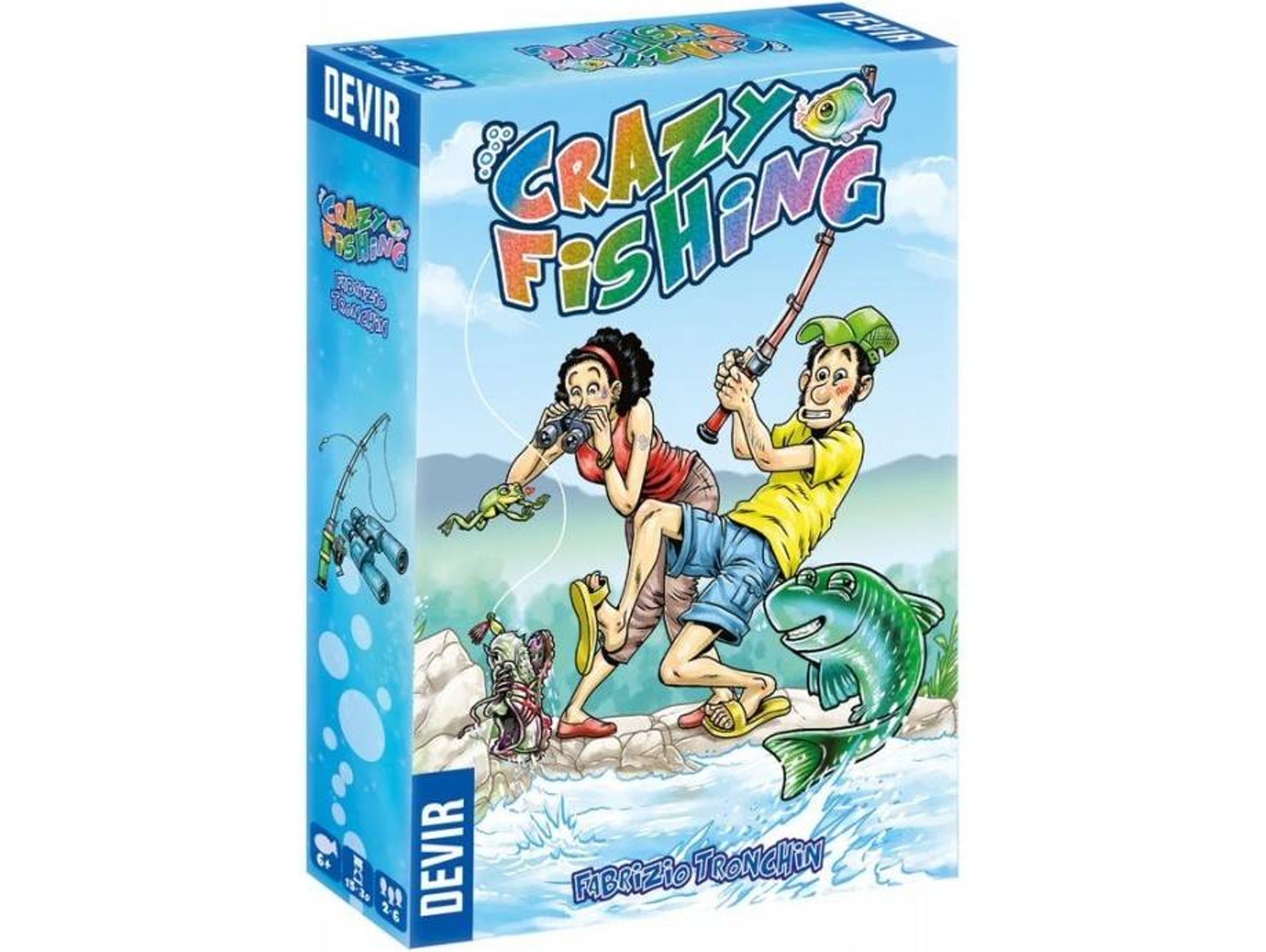 Juego de Mesa DEVIR Crazy Fishing (0,328 kg - 12,5 x 18,8 x 4cm - Edad Mínima: 6)