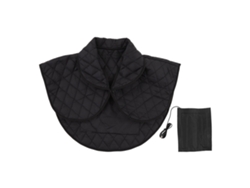 Almohadilla Eléctrica Calefactora Para Hombros, Alimentada Por Usb, Fibra De Poliéster, Unisex, Invierno, Negra.