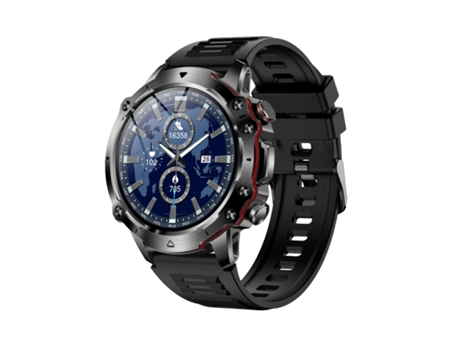Smartwatch Resistente al Agua con Carga Magnética y Llamada Bluetooth Negro JL-EIGHT