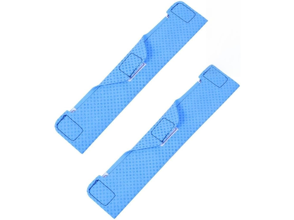 Juego de 2 cintas para la cabeza antitranspirantes para cascos, ideales para el verano, en PVA azul.