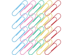 100 Clips Metálicos De 10 Cm Para Papel, Ideales Para Oficina Y Manualidades. Gran Capacidad.