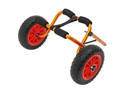 Carrito para kayak, diseño plegable, capacidad de carga de 80 kg, color naranja y negro OEM