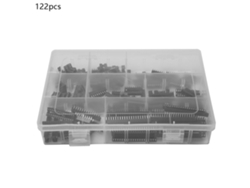 Omni-adaptador De Socket Ic 2.54mm, 122 Piezas, Dip-8 6 14 16 18 24 28 40 Pines, Conector Electrónico