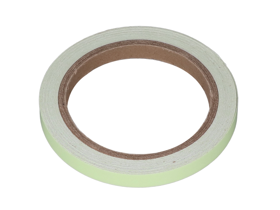 Cinta Fluorescente De Pvc De 10 M Que Brilla En La Oscuridad, Resistente A La Luz Negra Y A Los Rayos Uv, Con Adhesivo Seguro.