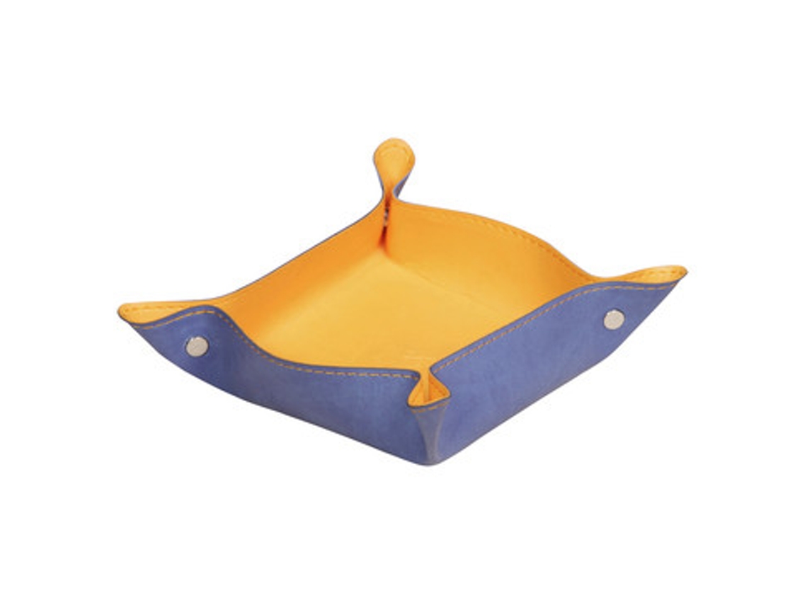 318858c Bandeja/Organizador de Escritorio Polipiel Azul, Naranja Rhodia