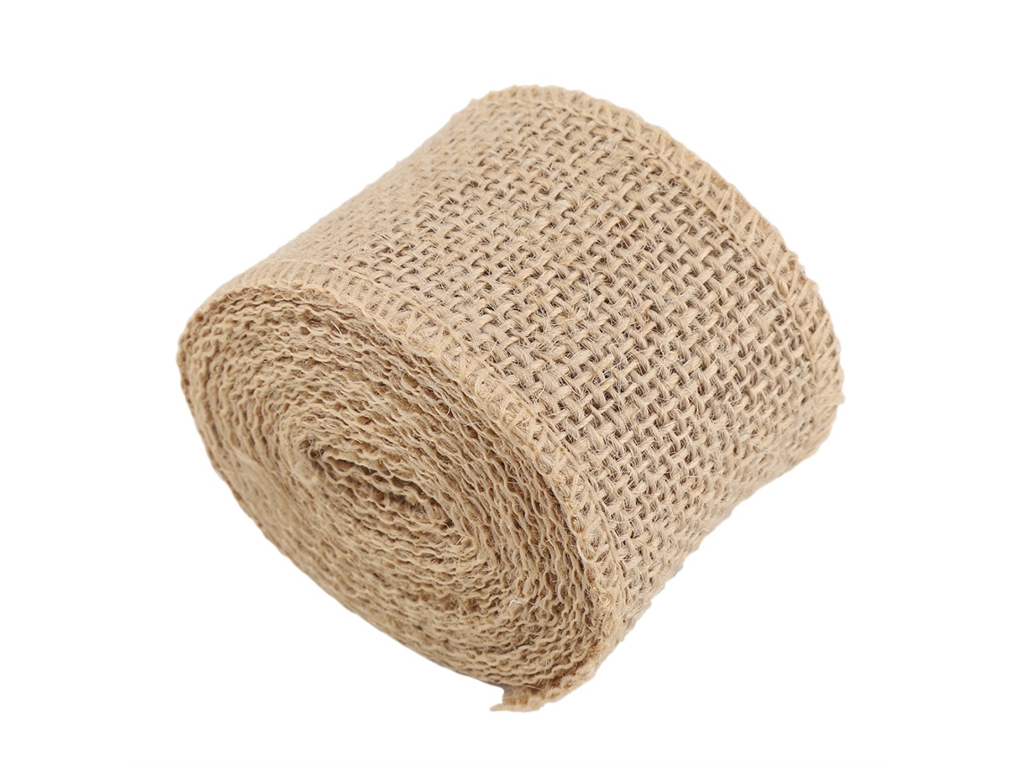 Cinta Rústica De Yute De 1 M/3 M/5 M Para Decoración De Bodas, Lino Natural.