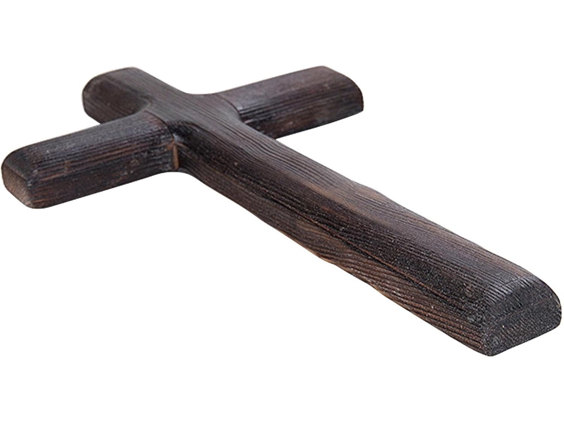 Soporte De Madera Negra Para Bendiciones - Cruz Adhesiva Portátil Para La Sala De Oración De Manos, Hogar