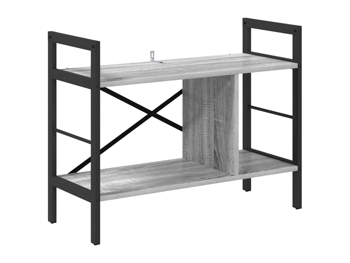 Librería Sonoma Grey con madera procesada MAISON EXCLUSIVE (75x30x58,5 cm)