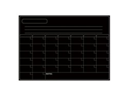 Tablero Magnético Borrable Para Nevera Calendario Semanal Mensual Planificador De Tareas Cocina