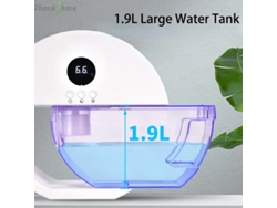 Deshumidificador/secador de aire MDUG de 1,9 l, eléctrico, silencioso, ideal para dormitorios y armarios.