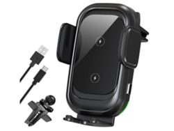 Cargador Inalambrico Auto Sujeción Yizhood Negro