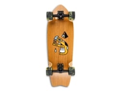 Skateboard Ghettoblaster Surfskate Cabeza De Serpiente De Teca 30" 9.75"