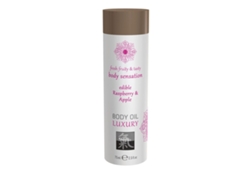 Aceite Corporal de Lujo Comestible Frambuesa y Manzana SHIATSU