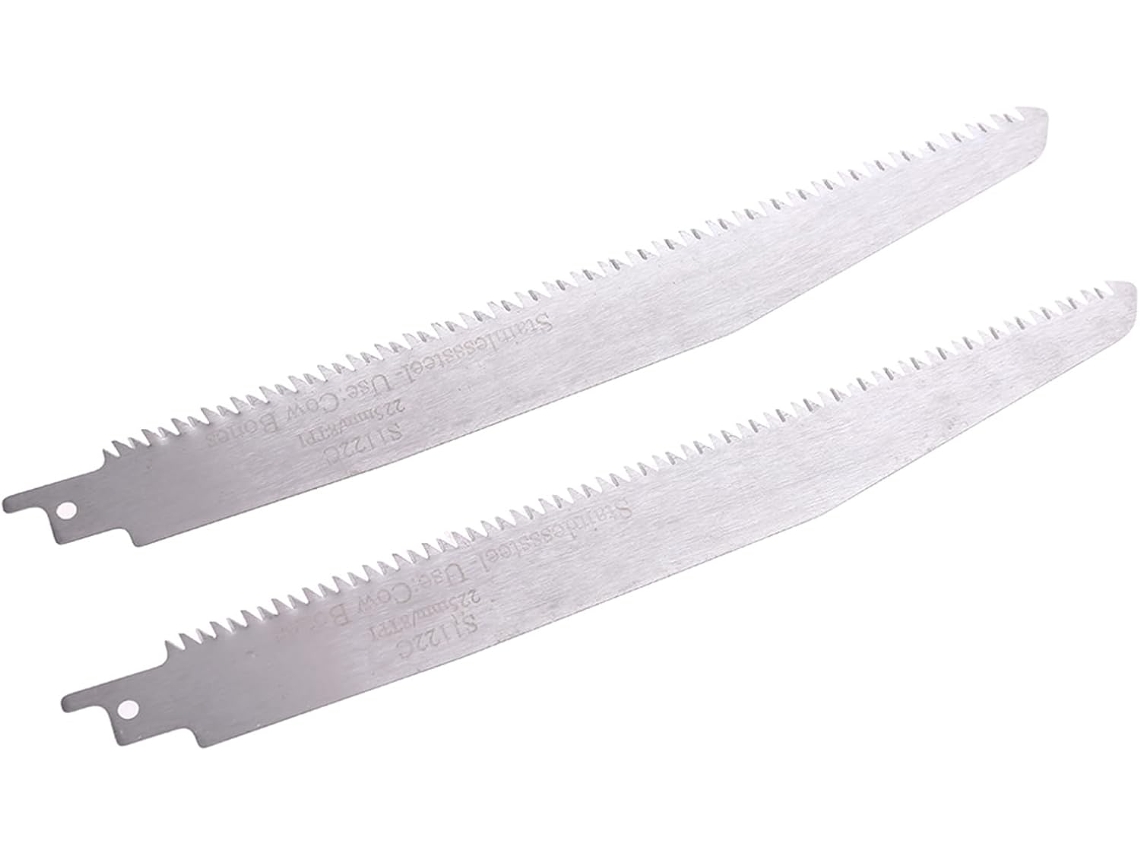 Hoja De Sierra De Acero Inoxidable De 9 Pulgadas, Para Cortar Hueso, Carne, Metal Y Madera, Modelo S1122c, 2 Unidades