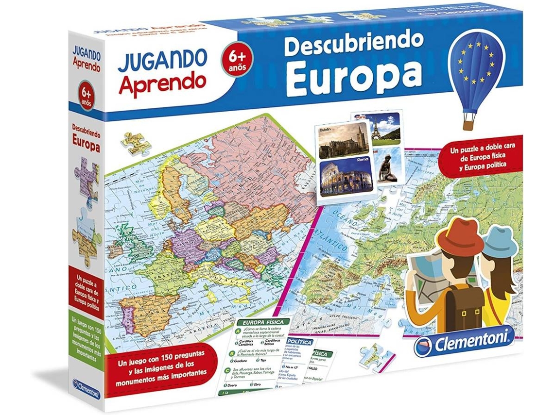 Juego Educativo CLEMENTONI Descubriendo Europa (Edad mínima:6)