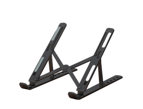 ELKUAIE Soporte para computadora portátil para escritorio de oficina, soporte portátil ergonómico ajustable para computadora portátil, soporte pleg...
