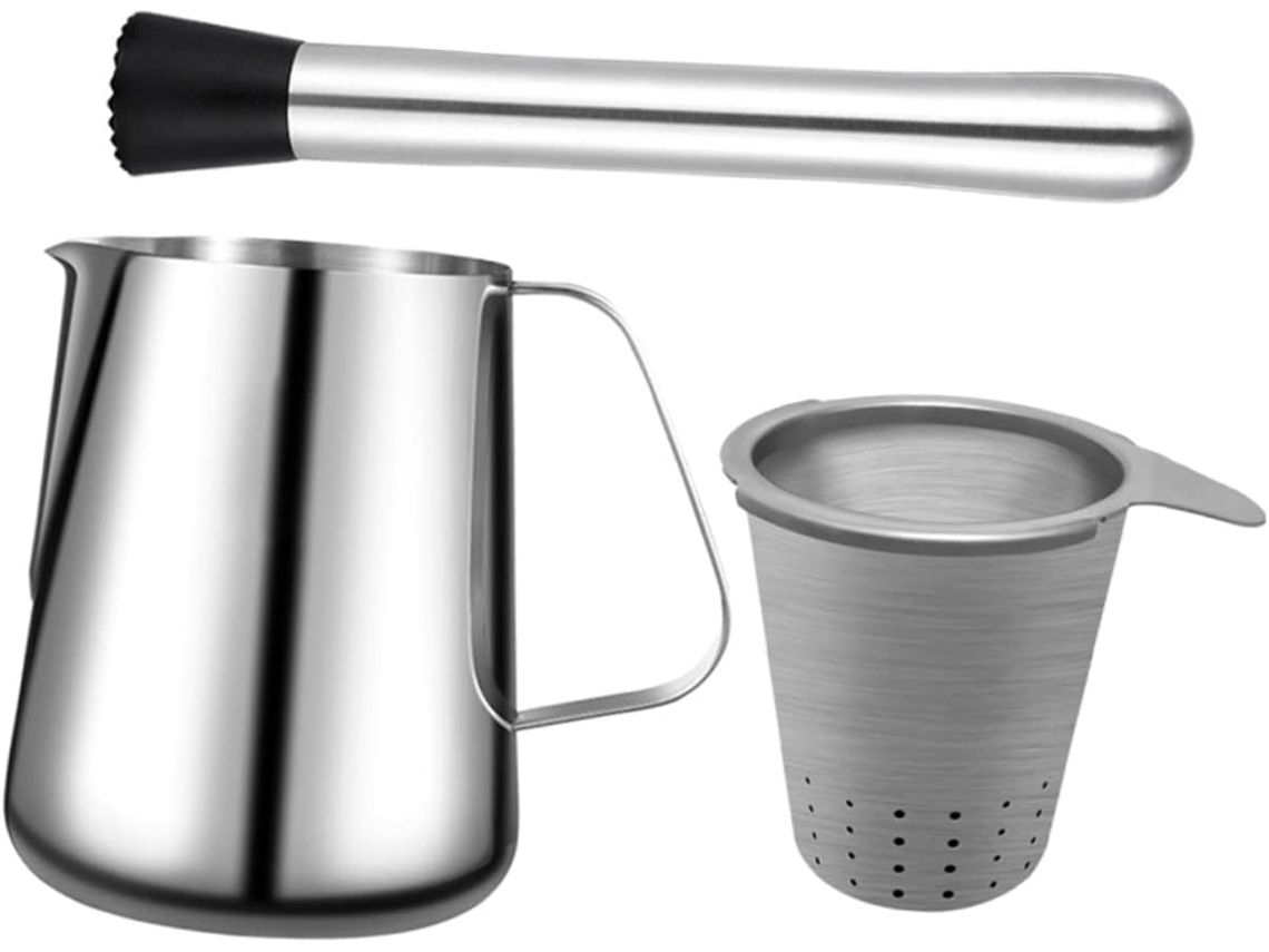 Exprimidor manual ergonómico de limones y naranjas, fácil de usar, fabricado en acero inoxidable. Vayotoy