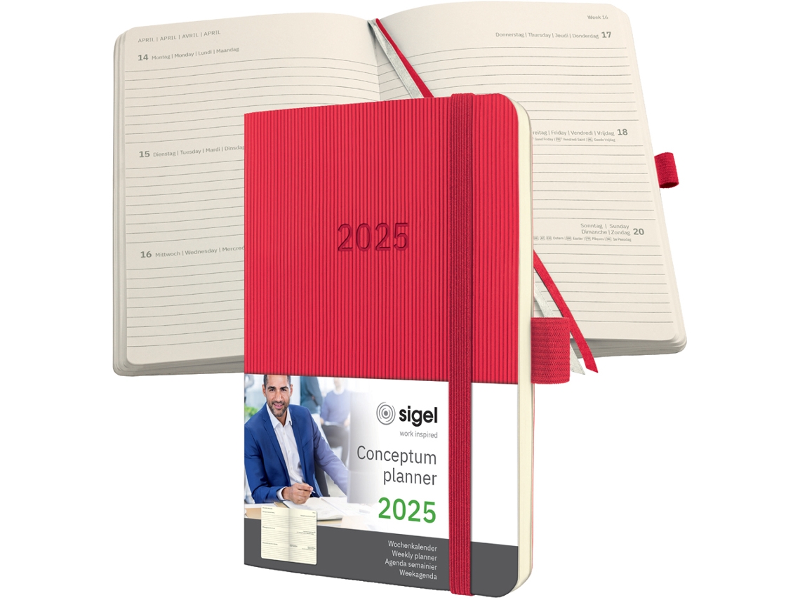 Calendario de Bolsillo SIGEL Conceptum 2025 Aprox.