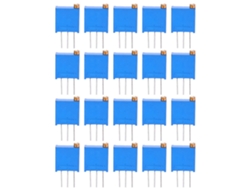 Yncm2026-kit De 20 Potenciómetros Variables 3296 De Alta Precisión 100-1000k Resistencias Componentes Eléctricos