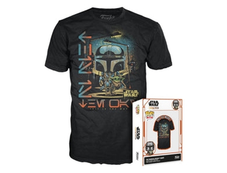 FUNKO Tee Star Wars Mandalorian & The Child Tamanho S