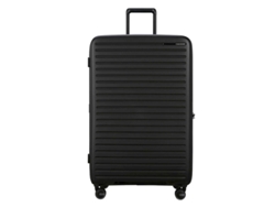 Maleta de viaje gigante Samsonite de 81 cm y 4 ruedas, color negro, reempacada y con ruedas.