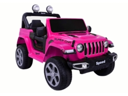 Vehículo 4x4 a batería pintado de rosa Ft 938. B.active
