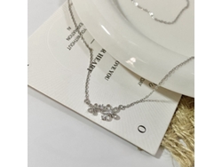 (oro Blanco) Plata De Ley 925, Dos Pequeñas Flores De Margarita - Estilo Japonés Y Coreano Sencillo Y Elegante, Amuleto De La Suerte Versátil