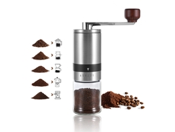 Molinillo de café manual K4 de acero inoxidable y cerámica Inf