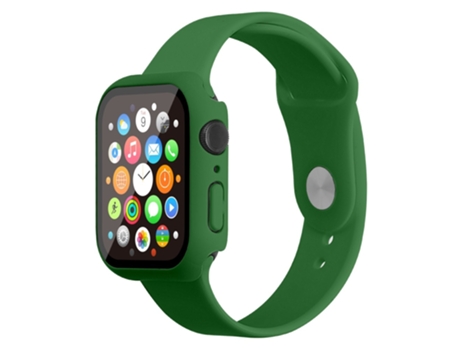 Correa de Silicona talla S/M para Apple Watch Series 7 41mm - verde oscuro