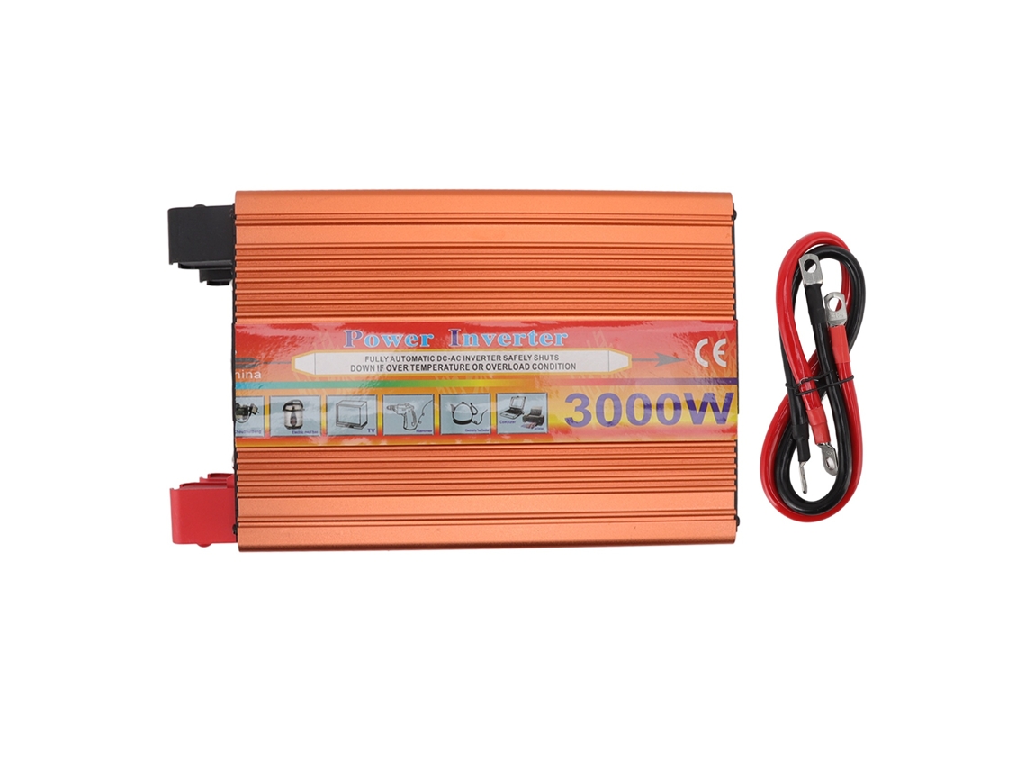 Inversor SAI portátil (convertidor de CC 12 V a CA 220 V, transformador solar)