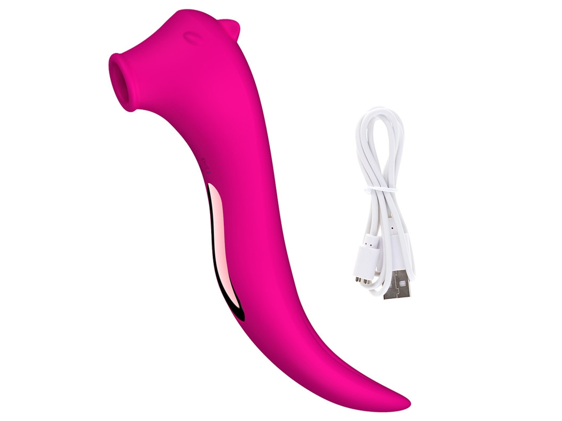 Vibrador De Masaje De Succin 2 En 1 Para Mujer (rojo Rosa)