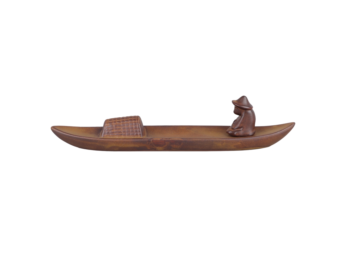 Quemador De Incienso De Cerámica Con Forma De Anciano En Un Hoyo De Pesca, Estilo Retro, Fácil De Limpiar, Transparente, Para El Hogar Y La Oficina.