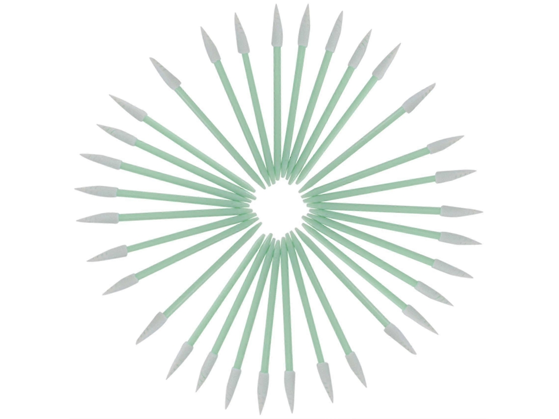 200 Palillos De Espuma Para Limpieza, Para Impresoras De Inyección De Tinta, Cámaras, Lentes Ópticos Y Instrumentos Ópticos Verde