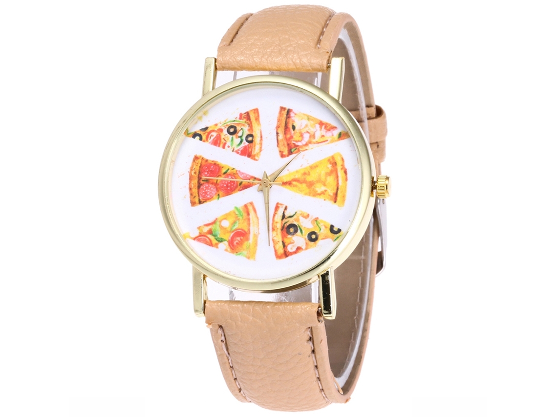 Reloj De Pulsera Moderno Para Adolescentes Y Estudiantes, De Piel Sintética, Con Esfera Sencilla De Color Blanco Lechoso.