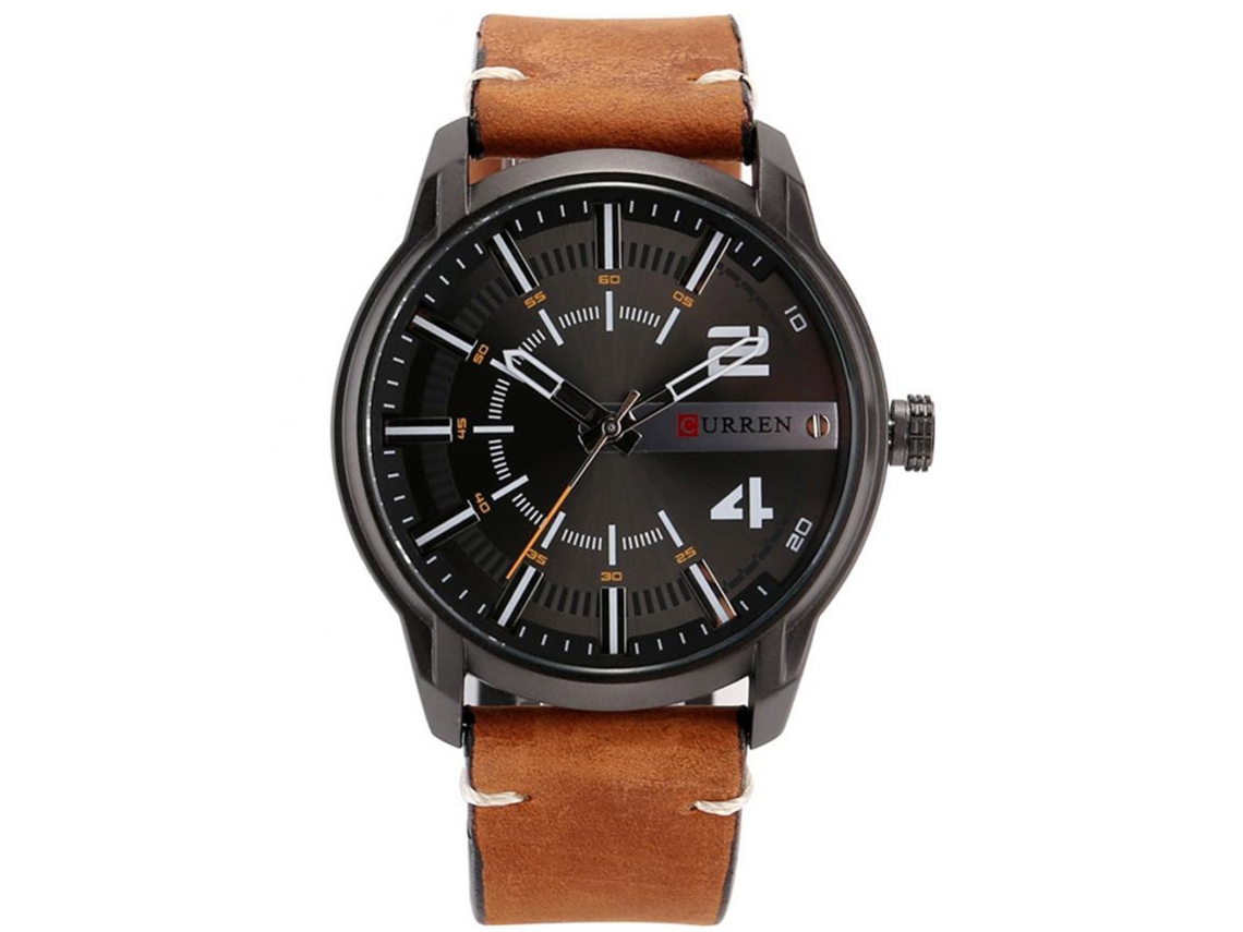 Reloj De Pulsera Para Hombre De Aleación Con Dial Redondo Analógico Cuarzo Moda