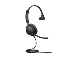 Jabra Evolve2 40 Ms Mono Diadema USB Tipo-C Diadema Negro
