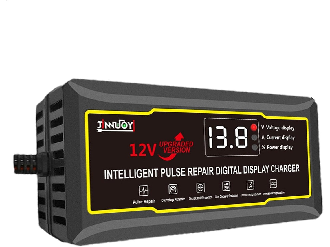 Cargador De Batería Para Motocicleta – Cargador Lento Inteligente Para Automóvil, 6,45 × 3,07 2,