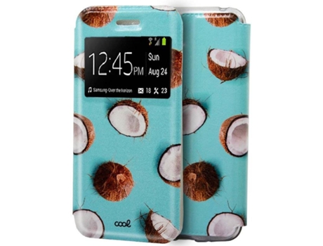 Funda Huawei Y5p COOL Flip Cover Azul