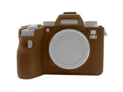 Funda protectora de silicona suave para Sony Ilce 9m2 / Alpha 9 II / A92 Coffee Zruxe