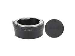 Adaptador de montura de objetivo F a M4/3, anillo convertidor manual para cámaras, control de enfoque.