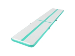 Colchoneta De Gimnasia Artística Airtrack Hinchable 5 M Verde Menta Para Tumbling