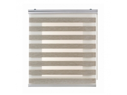 Estor Noche y Día Plus com Acabados de Aluminio STORESDECO (250 x 180 cm - Beige)